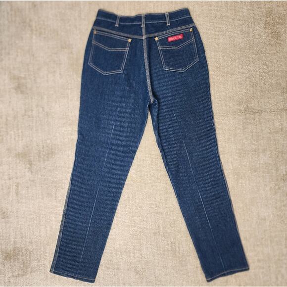 Vintage Braxton Ribbed Denim Jeans Women's 28 Inch Waist - Picture 4 of 4